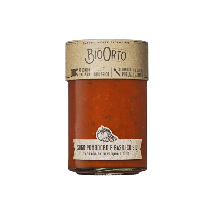 Bio Orto Organic Basil & Tomato Pasta Sauce 350g | Il Fattore