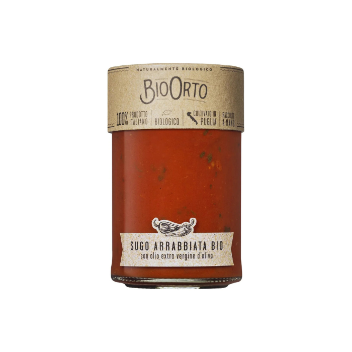 Bio Orto Organic Arrabbiata Pasta Sauce 350g | Il Fattore