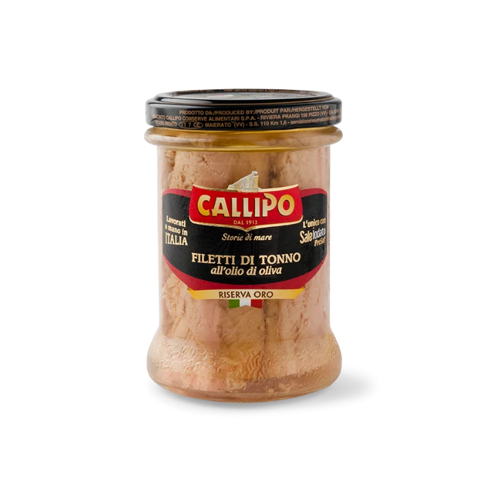 Callipo Conserve Tuna Fillets in Olive Oil 200g | Il Fattore