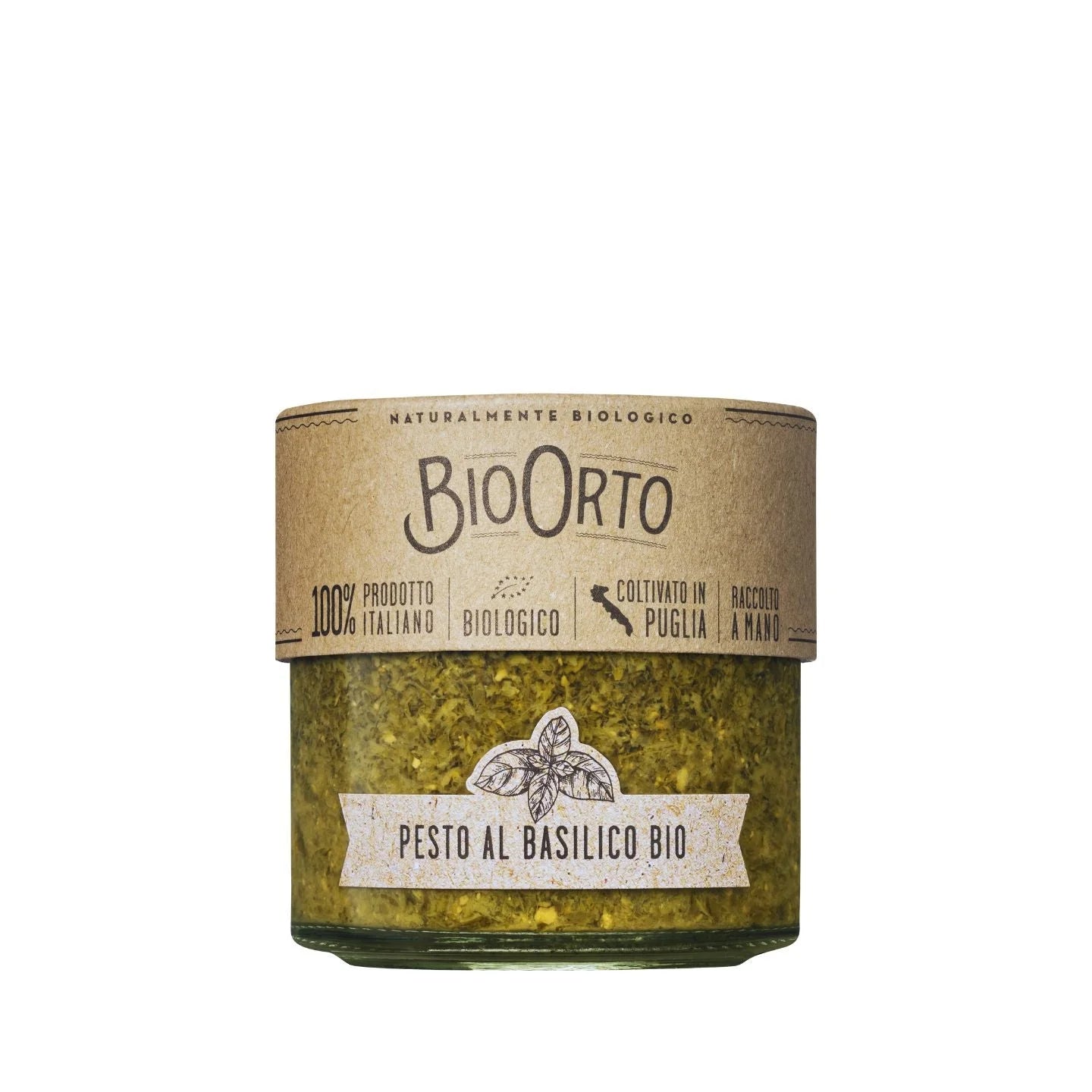 Bio Orto Organic Basil Pesto 180g | Il Fattore