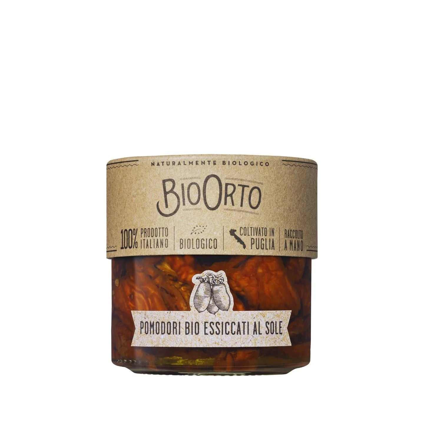 Bio Orto Organic Sundried Tomatoes from Apulia 212ml | Il Fattore