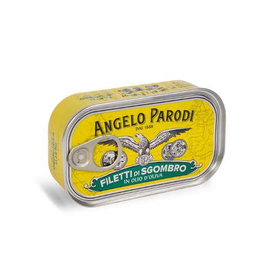 Angelo Parodi Mackerel Fillets in Olive Oil 125g | Il Fattore