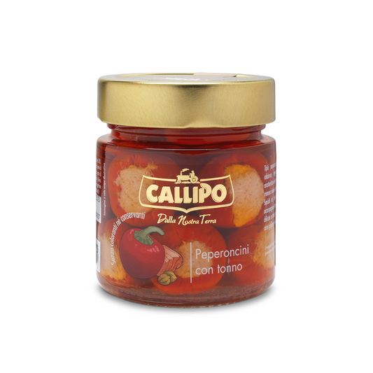 Callipo Conserve Hot Chilli Peppers with Tuna 240g | Il Fattore