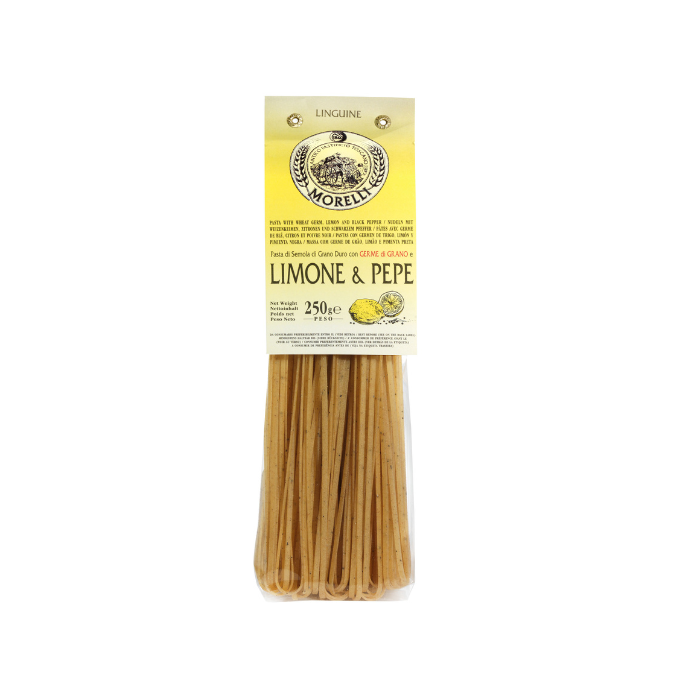 Pastificio Morelli Lemon & Black Pepper Linguine 250g | Il Fattore