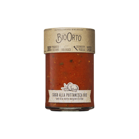 Organic Puttanesca Pasta Sauce with Olives & Capers 350g