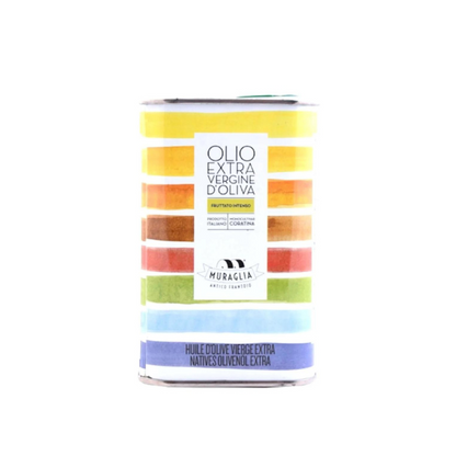 Frantoio Muraglia Extra Virgin Olive Oil in Rainbow Tin 250ml | Il Fattore