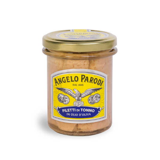 Angelo Parodi Tuna Fillets in Olive Oil 195g | Il Fattore